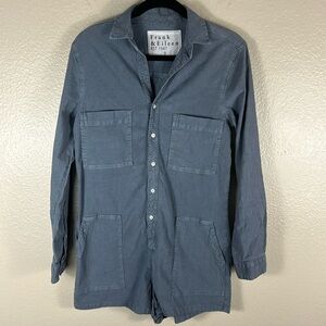 Frank & Eileen Ireland Romper in Blue Playsuit